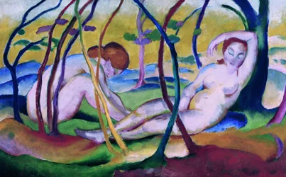 Nudes under Trees